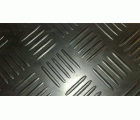 Pavimento de goma con relieve REJILLA NEGRO